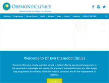 Tablet Screenshot of orsmondclinics.com